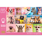 Animals in Sunglasses 500 Piece Jigsaw Puzzle image number 1