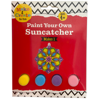 Paint Your Own Suncatcher Kit: Mandala