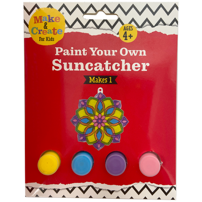 Paint Your Own Suncatcher Kit: Mandala image number 1