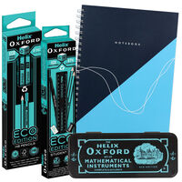 Blue Helix Oxford Stationery Collection & Notebook Bundle