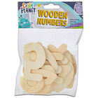 Craft Planet Wooden Numbers: Pack of 20 image number 1