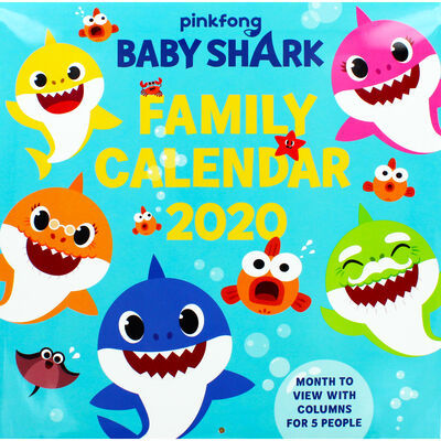 Baby Shark Family Calendar 2020 image number 1