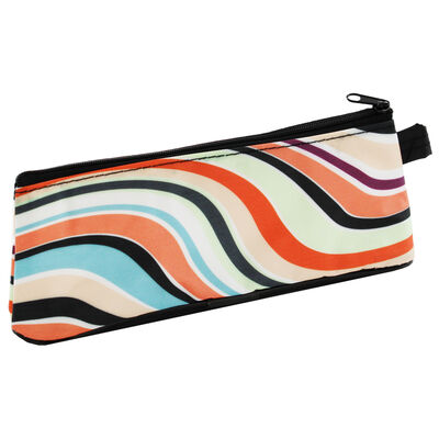 Swirl Triangular Zip Pencil Case image number 1