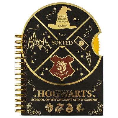 A5 Harry Potter Spinning Sorting Hat Notebook image number 1