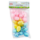 Hanging Glitter Easter Eggs - 20 Pack image number 1