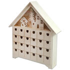 Wooden Cut-Out House Advent Calendar image number 3