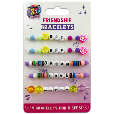 Love The Look Friendship Bracelets: Pack of 5 image number 1