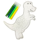 Colour Your Own Dinosaur Jigsaw Puzzle image number 2