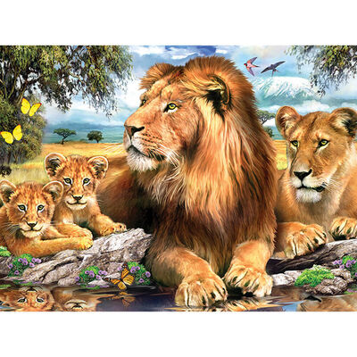 Lions Pride 500 Piece Jigsaw Puzzle image number 2