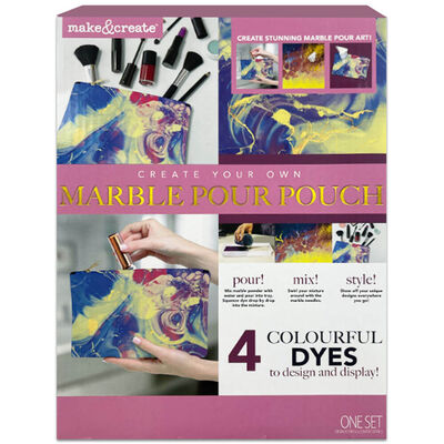 Create Your Own Marble Tie Dye Pouch image number 1