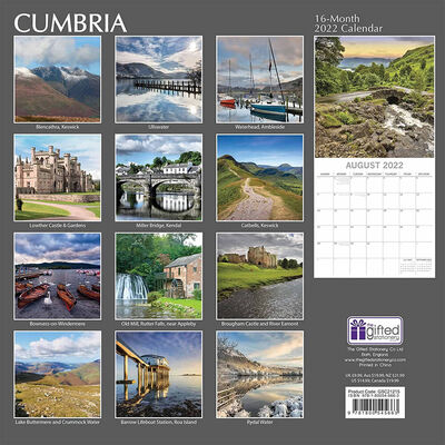 Cumbria 2022 Square Calendar image number 3