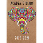 A5 Elephant Head Week to View 2020-21 Academic Diary image number 1