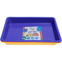 Coloured Craft Trays: Pack of 3
