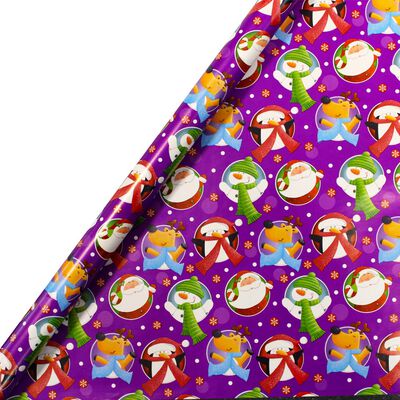 Christmas Gift Wrap 10m: Assorted Design image number 3