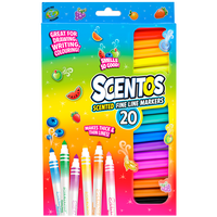 Scentos Scented Fine Line Markers: Pack of 20