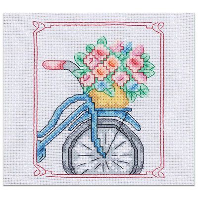 Mini Cross Stitch Kit: Bicycle image number 2