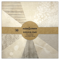 Neutral Textures Design Pad: 6 x 6 Inches