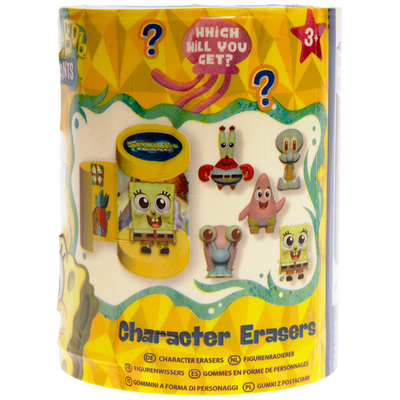 SpongeBob 3D Character Erasers Blind Bag image number 1