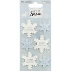 Let It Snow Sentiment Toppers - 6 Pack image number 1