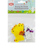 Bunny and Chick Self-Adhesive Embellishments: Pack of 12 image number 1