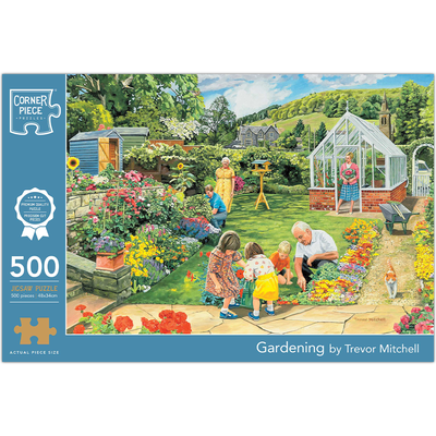 Gardening by Trevor Mitchell 500 Piece Jigsaw Puzzle image number 1