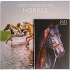 Horses Square Calendar and A5 Diary Set 2027 image number 1