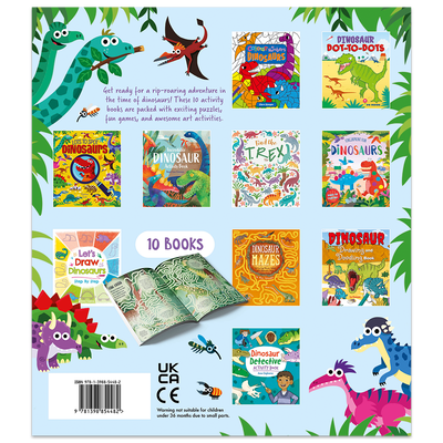 Dinosaur Activities: 10 Book Ziplock Bundle image number 2