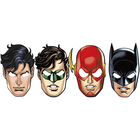 Justice League Paper Party Masks - 8 Pack image number 2