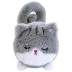 PlayWorks Hugs & Snugs Furry Grey Cat image number 1