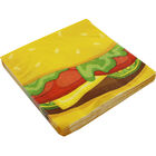 Burger Small Paper Napkins - 16 Pack image number 2