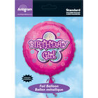 18 Inch Birthday Girl Helium Balloon image number 2