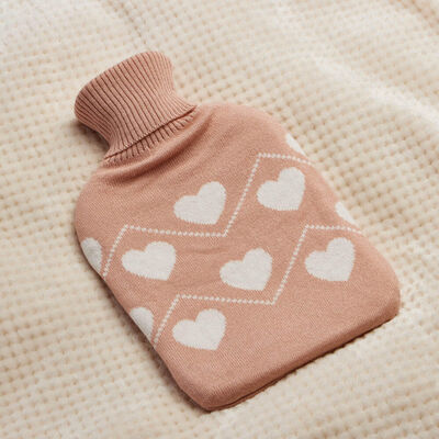 Hot Water Bottle: Pink hearts image number 2