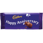 Cadbury Dairy Milk Chocolate Bar 110g - Happy Anniversary image number 1
