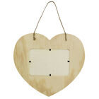Hanging Wooden Heart Photo Frame image number 2