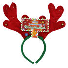 Flashing LED Reindeer Headband image number 1