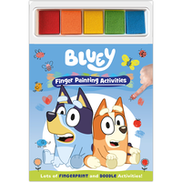 Bluey Finger Painting Book