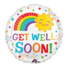 18 Inch Get Well Soon Helium Balloon image number 1