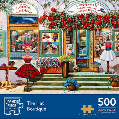 The Hat Boutique 500 Piece Jigsaw Puzzle image number 1