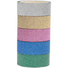 Glitter Washi Tapes: Pack of 5 image number 1