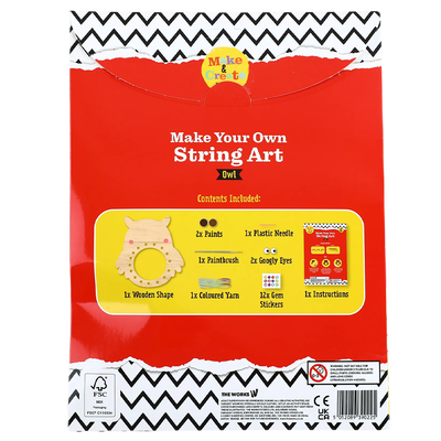 Make Your Own Owl String Art image number 3