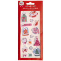 Merry & Bright Shaker Embellishments Stickers: Pack of 16