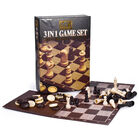 3 In 1 Chess, Draughts and Tic Tac Toe Game Set image number 2