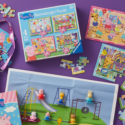 Peppa Pig 4-in-1 Jigsaw Puzzle Set image number 2