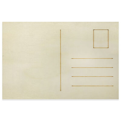 Wooden Postcard Decoration image number 1
