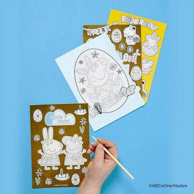 Peppa Pig Easter A5 Scratch Art image number 3