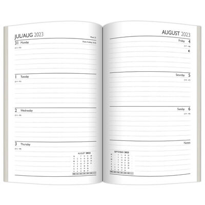 A5 Non Scratch 203-2024 Week to View Academic Diary: Assorted From 0.25 ...