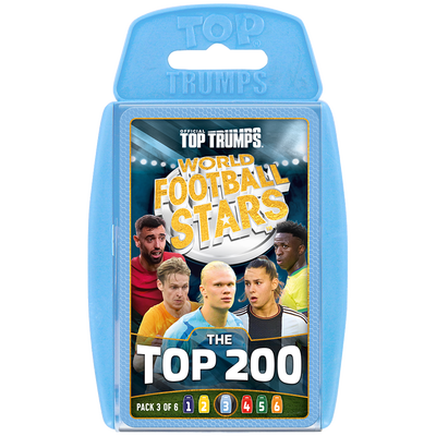 Top Trumps: World Football Stars: Top 200: Pack 3 of 6 image number 1