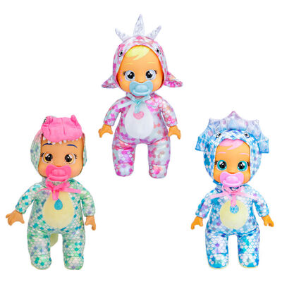 Cry Babies Tiny Cuddles Dinos Baby Doll: Assorted image number 2