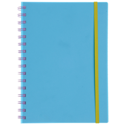 A5 Wiro Blue Pastel Notebook image number 1