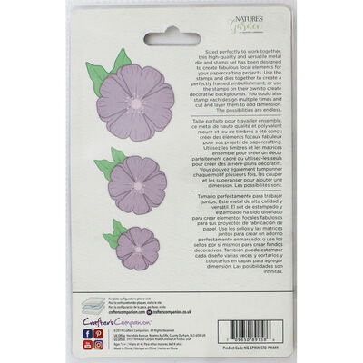 Crafters Companion Spring is in the Air Stamp and Die - Primrose image number 2